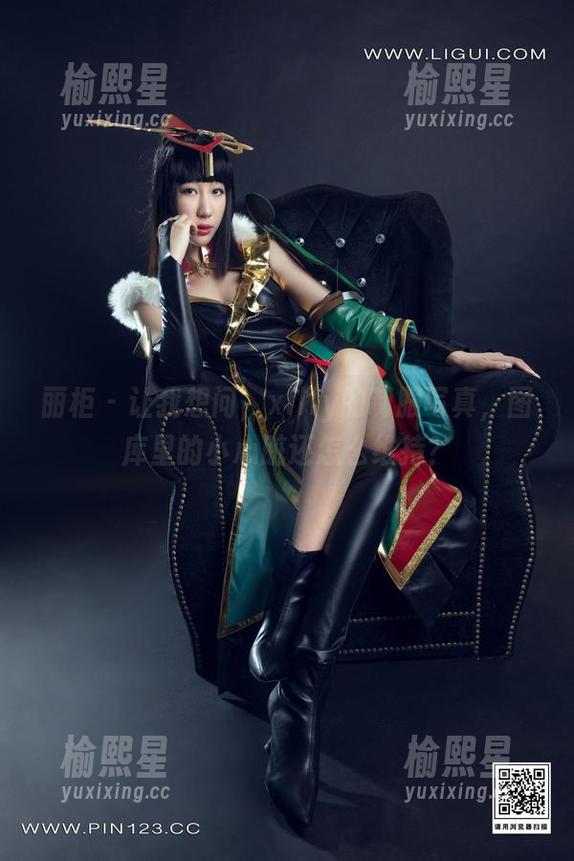 丽柜-xilly 丽柜 - 让我想问,xilly的制服写真,图库里的小心脏还怎么维持?